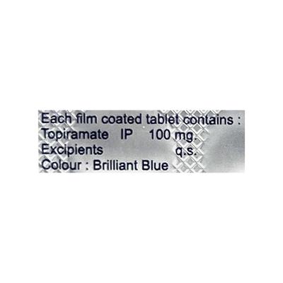 Topival 100mg Tablet 10'S - Epilepsy/Convulsion-Ant