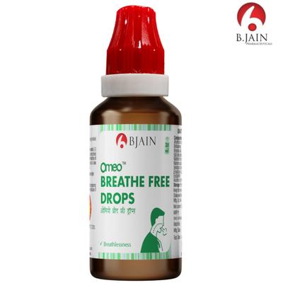 Bjain Omeo Breathe Free Drops 30 ml - Homeopathic Drops