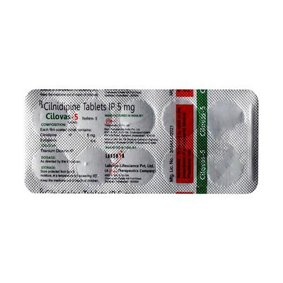 Cilovas 5mg Tablet 10'S - Hypertension-Cal