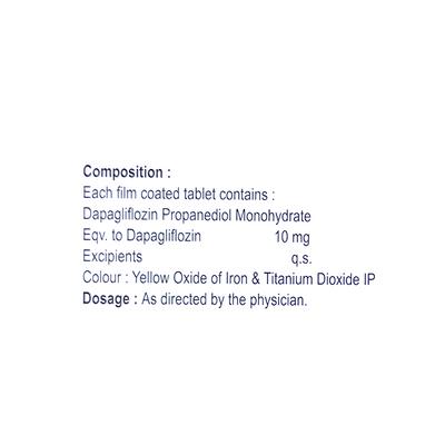 DIFOZIN 10 Tablet 14's - Diabetes-Ant