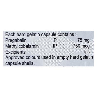Anodine 75mg Capsule 10'S - Neuropathic Pain-Noo