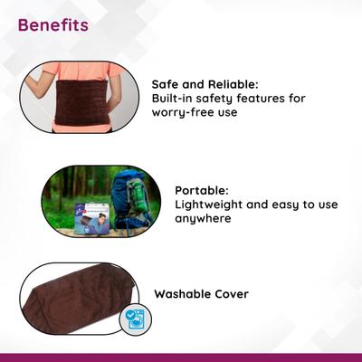 Flamingo Premium Orthopaedic Heat Belt (HC1011) (L) 1's - Pads And Pillows