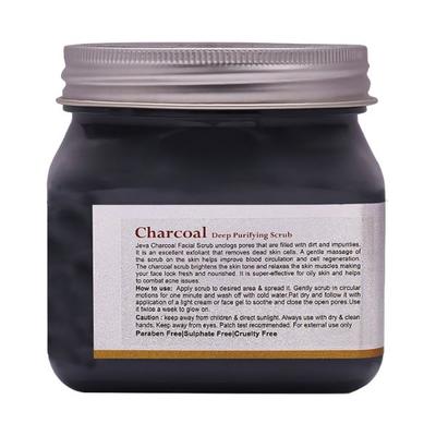 Jeva Charcoal Deep Purifying Scrub 380 ml - Scrubs & Exfoliants