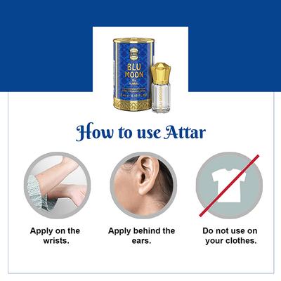 Ajmal Blu Moon Concentrated Perfume Free From Alcohol for Women 5 ml - Women Perfumes (Edt/Edp)
