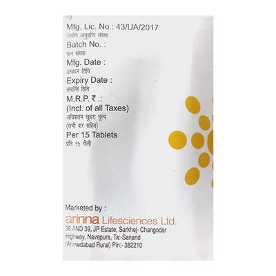 ARIGABA NT Tablet 15's - Neuropathic Pain-Dru