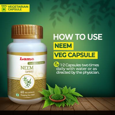 Lama Neem Capsules 60's - Speciality Medicines