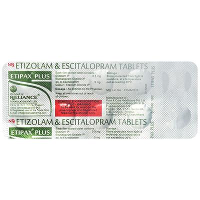 ETIPAX PLUS Tablet 10's - Anxiety-Anx
