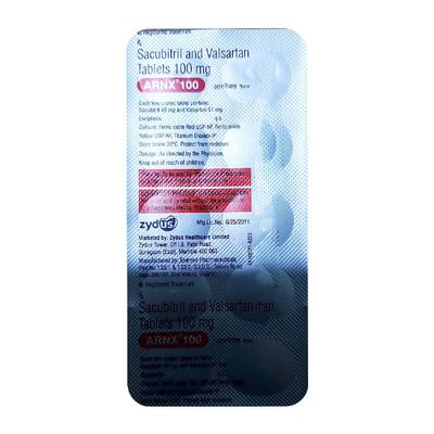 ARNX 100 Tablet 10's - Heart Failure-Ang