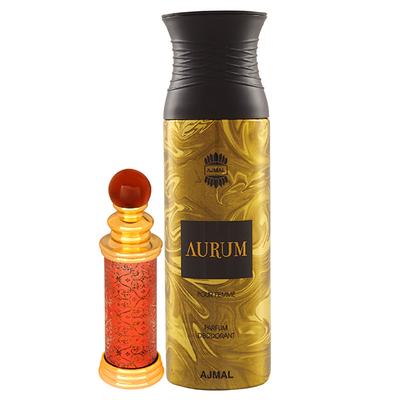 Ajmal Classic Oud Concentrated Perfume Oil Woody Oudh And Aurum Femme Deodorant Fruity Floral Fragrance 210 ml - Perfumes (Edt/Edp)