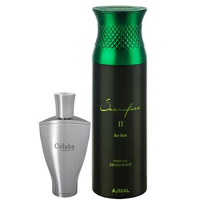Ajmal Colaba Mukhallat Concentrated Perfume Oil Floral Oriental And Sacrifice II For Him Deodorant Fruity Aromatic Fragrance 214 ml - Perfumes (Edt/Edp)