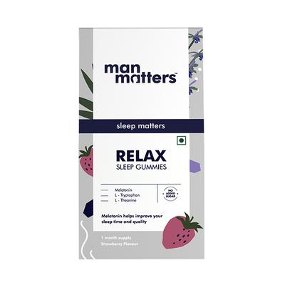 Man Matters Sleep Gummies with induced Melatonin For Deep, Improved & Quality Sleep (Pack of 30) 1's - Multi-Vitamins