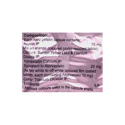 CARDIOZEN 20 ASP Capsule 10's - Blood Clot-Ant