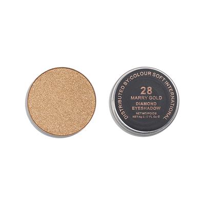 Europe Girl Single Diamond Eyeshadow 28 Marry Gold NA 5 gm - Eyeshadow, Bases & Primers