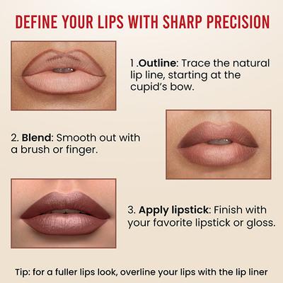 Insight Cosmetics Color Rich Lip Liner - Unclad Nude 1.5 gm - Lip Liners