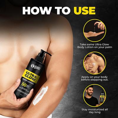 Beardo Ultra Glow Body Lotion - Men 250 ml - Lotions & Creams