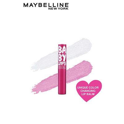 Maybelline New York Baby Lips Color Changing Lip Balm, Pink Bloom 1.7 Gm - Lip Balms