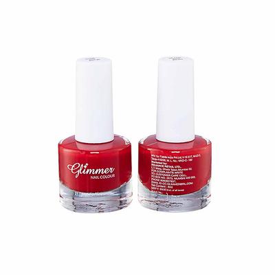Glimmer Nail Enamel Red Heart 8 ml - Nail Polish