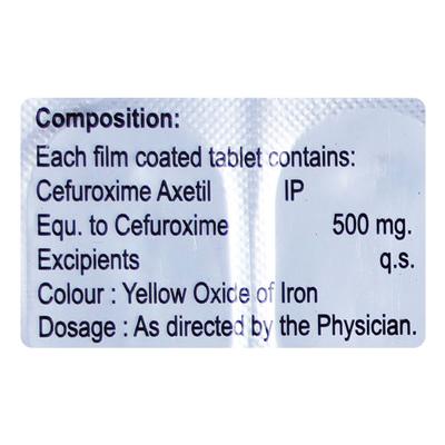 PLUSCEF 500 Tablet 10's - Bacterial Infections-Cep