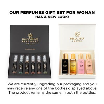 Bella Vita Organic Luxury Perfumes Gift Set for Women -( 4x20 ml) 80 ml - Women Perfumes (Edt/Edp)