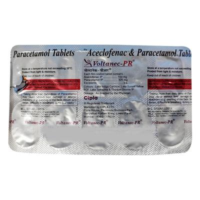 Voltanec PR Tablet 10'S - Pain relief-Nsa
