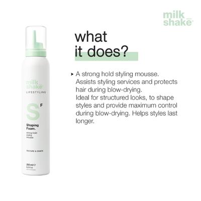 Milk Shake Lifestyling Shaping Foam 200 ml - Clays & Mousses