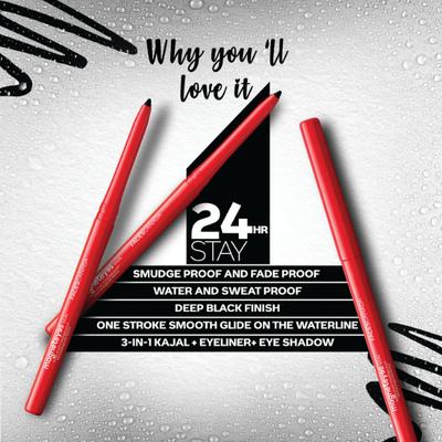 Faces Canada Magneteyes Kajal with Almond Oil Single pack 0.35 gm - Kajal & Kohls