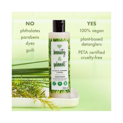 Love Beauty And Planet Tea Tree, Peppermint & Vetiver Paraben Free Purifying Conditioner 200 ml - Conditioners