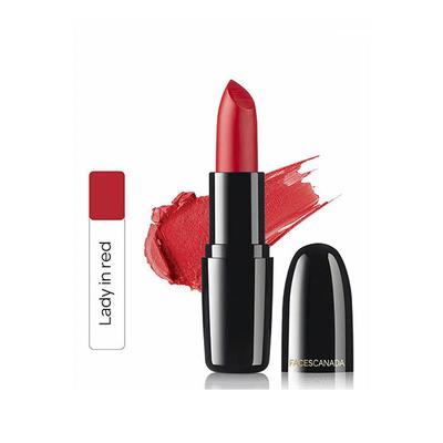 Faces Canada Weightless Creme Finish Lipstick Lady In Red 11 4 Gm - Lipsticks