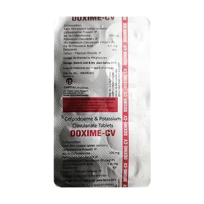 DOXIME CV Tablet 10's - Bacterial Infections-Cep