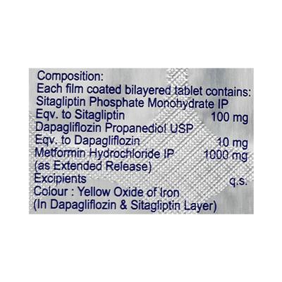 SITASON DM 1000 Tablet 10's - Diabetes-Ant