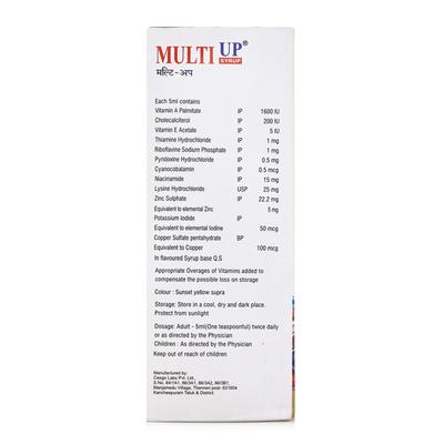 MULTI UP Syrup 200ml - Supplements-Vam