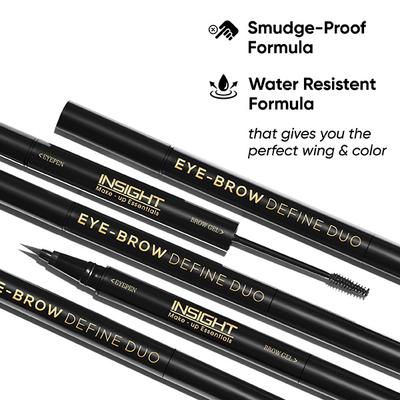 Insight Cosmetics Eyebrow Define Duo 2-in-1 - Brown 2.5 gm - Eyebrow Pencils & Enhancers