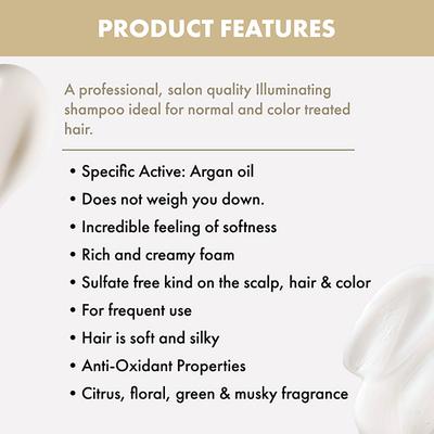 Alfaparf Milano Diamond Illuminating Low Shampoo, Linseed Extract, Shine, Wavy Hair 1000 ml - Shampoos