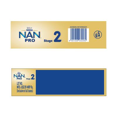 Nestle Nan Pro 2 (6 Months+) Powder 400 gm (Refill Pack) - Baby And Infant Supplements