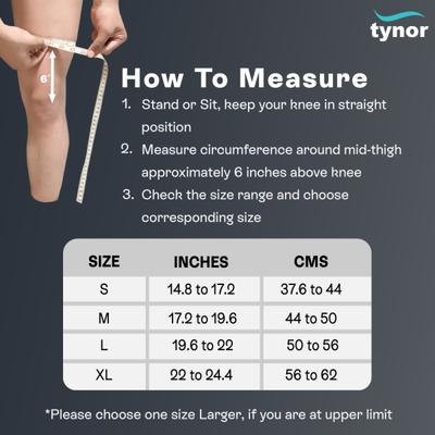 Tynor Knee Support Hinged (Neoprene) (L) (J 01) - Knee/Ankle/Leg/Foot Supports