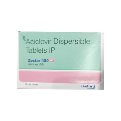 Zoster 400 DT Tablet 10'S - Viral infections-Ant