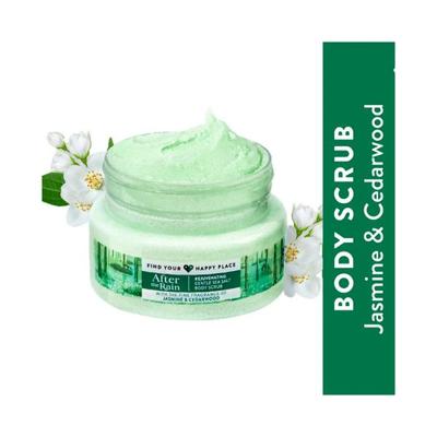 Find Your Happy Place After The Rain Body Scrub Jasmine & Cedarwood 250 gm - Scrubs & Exfoliants