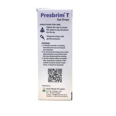 PRESBRIM T Eye Drops 5ml - Eye Infections-Eaa