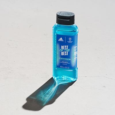 Adidas Uefa Best of The Best (Ice Bath Sensation) Shower Gel 400 ml - Shower Gels & Body Wash