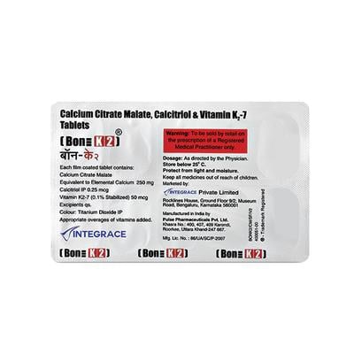 BON K2 Tablet 10'S - Osteoporosis-Age