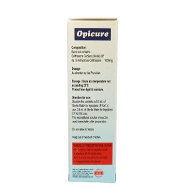 OPICURE Injection 1gm - Bacterial Infections-Cep