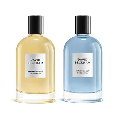 David Beckham Refined Woods 100ml + Infinite Aqua 100ml EDP 2's - Men Perfumes (Edt/Edp)