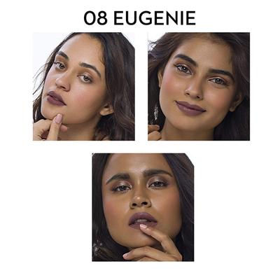 SUGAR Cosmetics Mettle Satin Lipstick - 08 Eugenie (Deep Chocolate Brown) 2.2 gm - Lipsticks