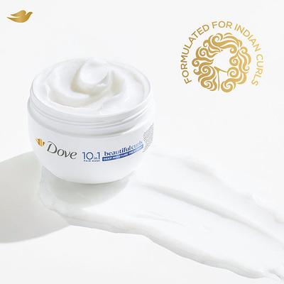 Dove Beautiful Curls 10 in 1 Hair Mask 300ml - Hair Masks & Packs