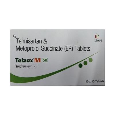 TELZOX M 50 Tablet 15's - Hypertension-Ana