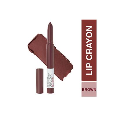Maybelline New York Super Stay Crayon Lipstick, 05 Live on edge 1.2 gm - Lipsticks