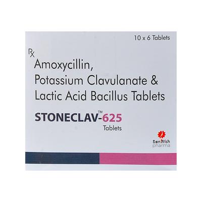 STONECLAV 625 Tablet 6's - Bacterial Infections-Pen