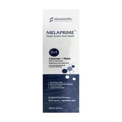 MELAPRIME TRIPLE ACTION 2 IN 1 (CLEANSER+MASK) Face Wash 100ml - Cleanser-Oth