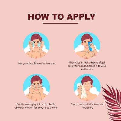 Glamveda Men Glycolic Acid & Salicylic Acid Anti Acne Face WashFor Pore Care & Oil Control 100 ml - Face Wash & Cleansers