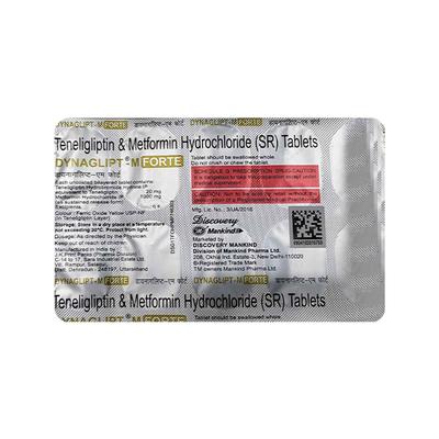 Dynaglipt M Forte Tablet 10'S - Diabetes-Ant